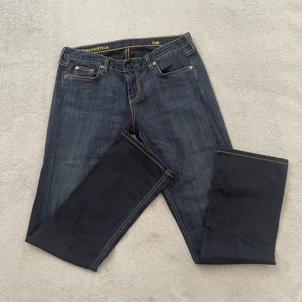 J. Crew Women's Dark Blue Straight Leg Jeans